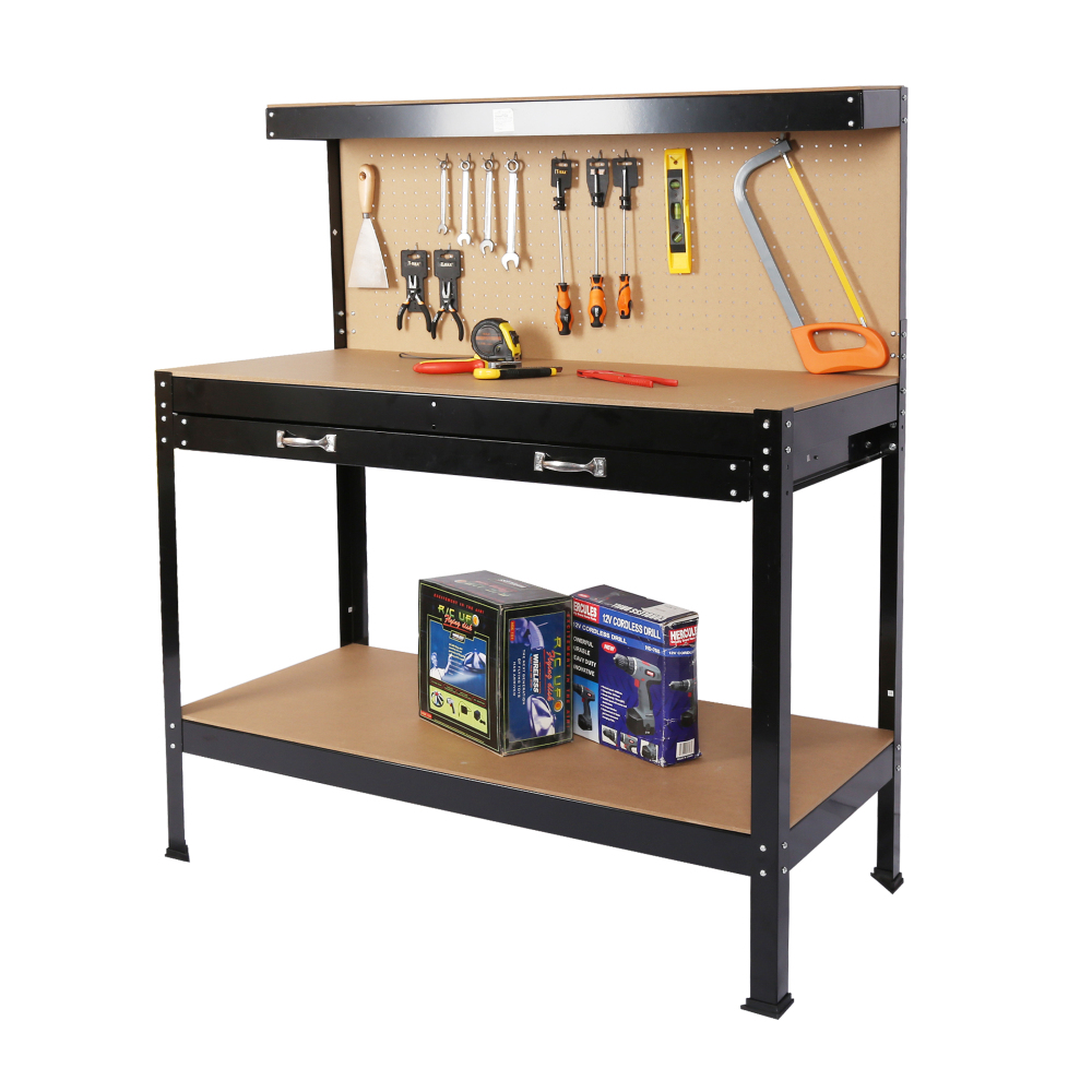 Workshop Tools Board - Steel Workbench Tool Storage Work Bench