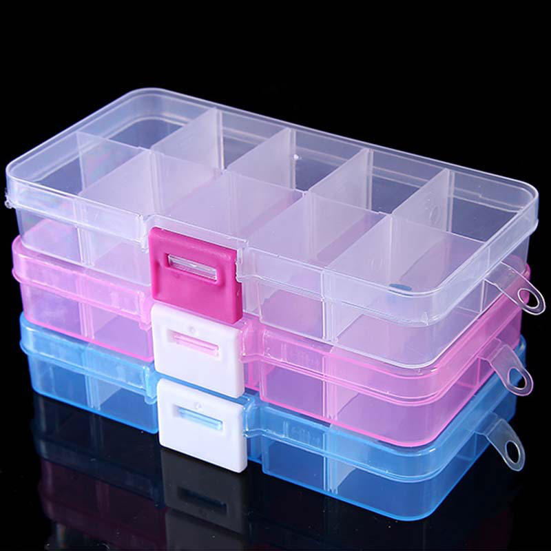 Tool Chest Cabinet - 10 Grids Nails Art organizer box