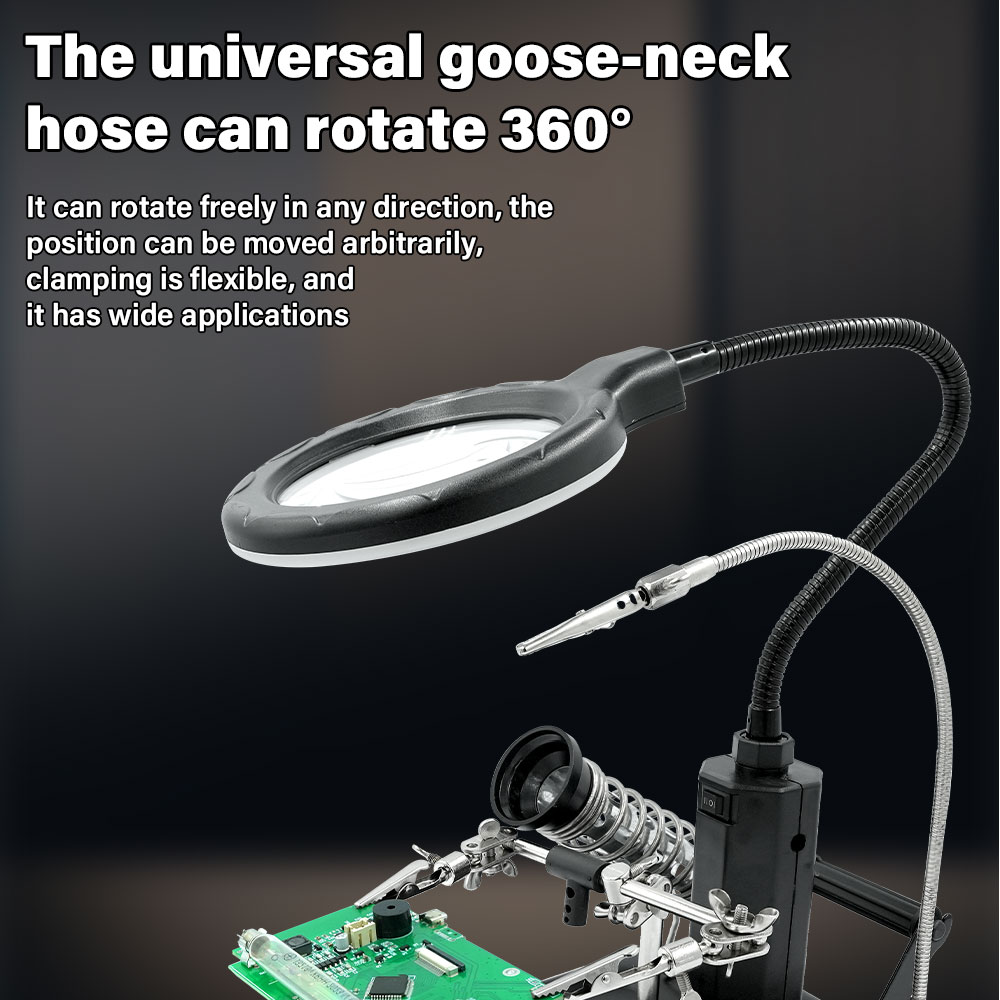 Welding Tools In Workshop - Helping Hands Hand Soldering Tool PCB