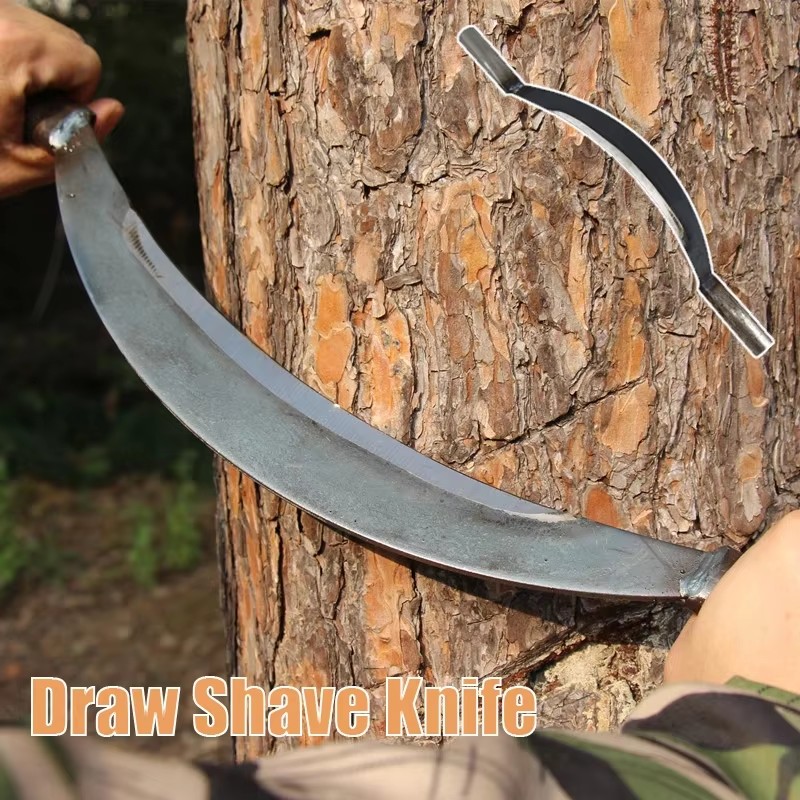 Workshop Tools For Carpentry - 51cm Curved Draw Shave Woodworking Tool