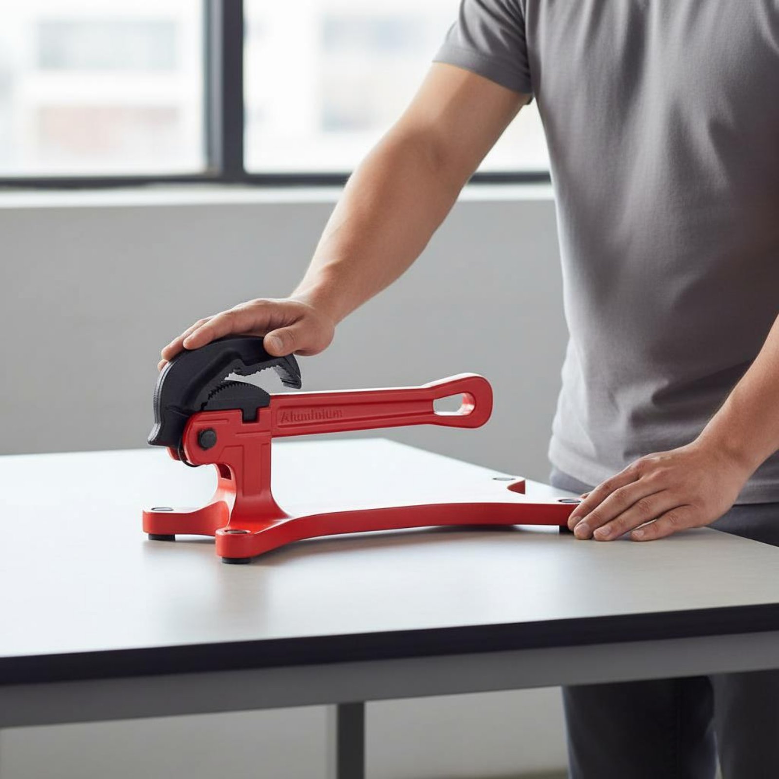 Workshop Tools And Equipment - Self-Locking Pipe Wrench Portable Self-Adjusting Pipe