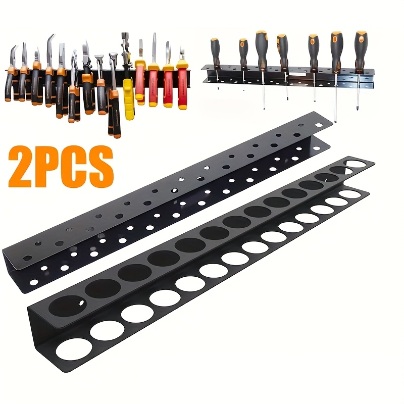 Workshop Tools Hanger - Steel Wall Mount Screwdriver Wrench Holder