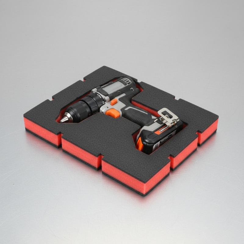 Tools Workshops - 1Pcs Red Black Shockproof Foam Insert