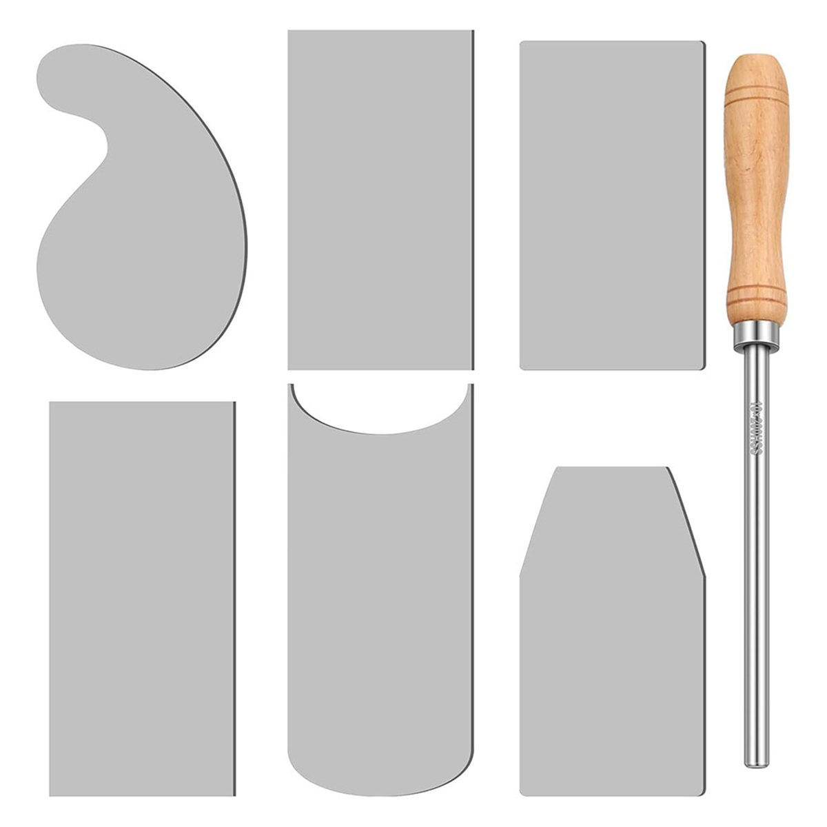 Card Scraper Cabinet - A06K Card Scraper Burnisher and 6