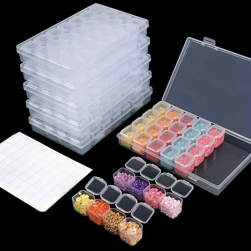 Tool Chest Cabinet - 28 grid diamond painting tool storage