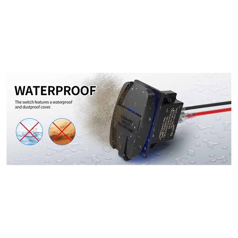 USB Rocker Switch 12V Waterpro - Tools Qc recension och pris