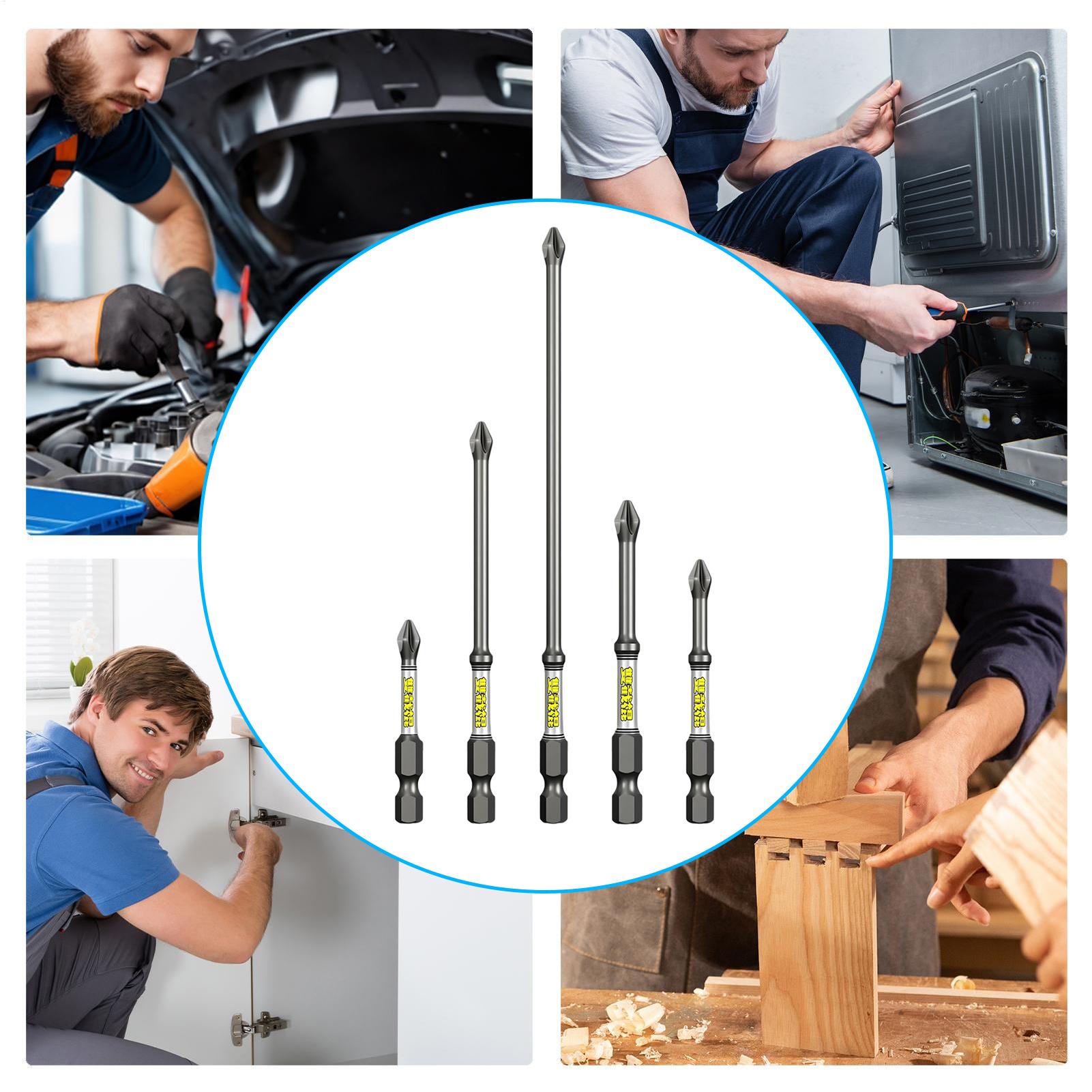 Drill Screwdriver Bit Set 5-Pi - Tools Workshops recension och pris