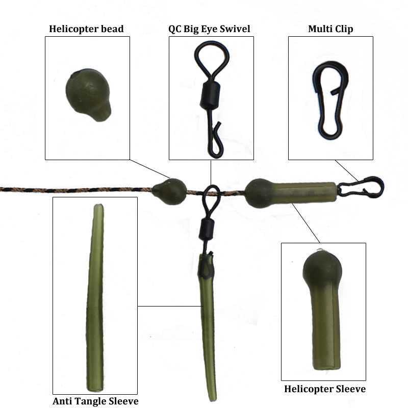 5Set=25PCS Carp Fishing Helico - Tools Qc recension och pris