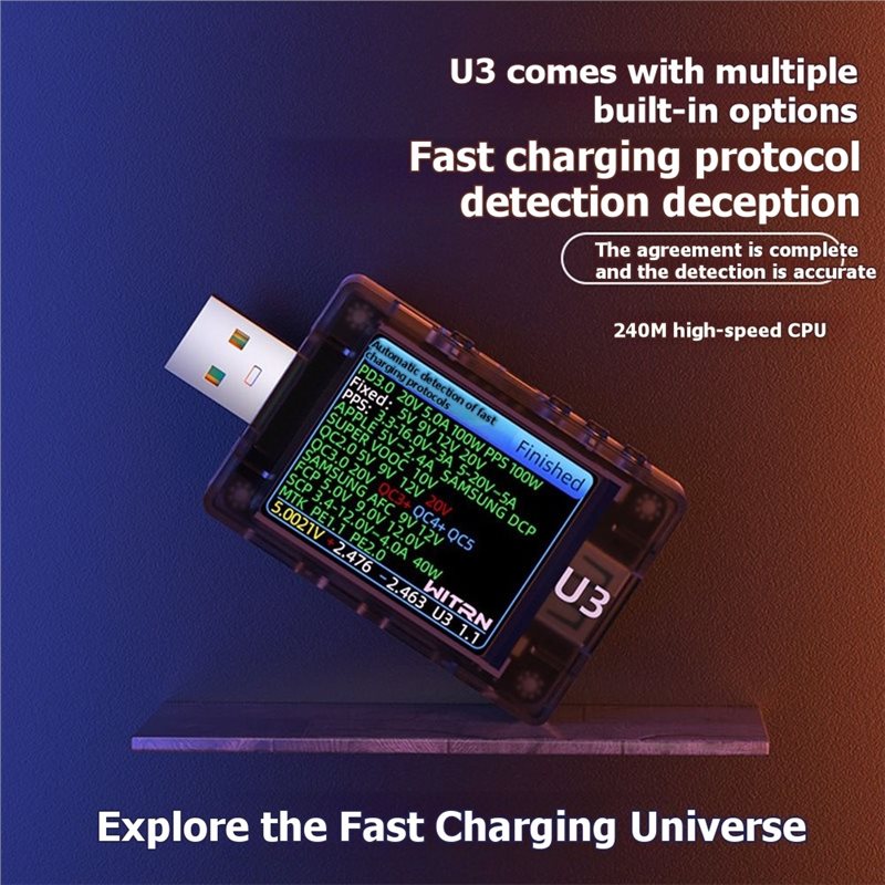 AB41-USB Tester U3 3.1 PD Deco - Tools Qc recension och pris