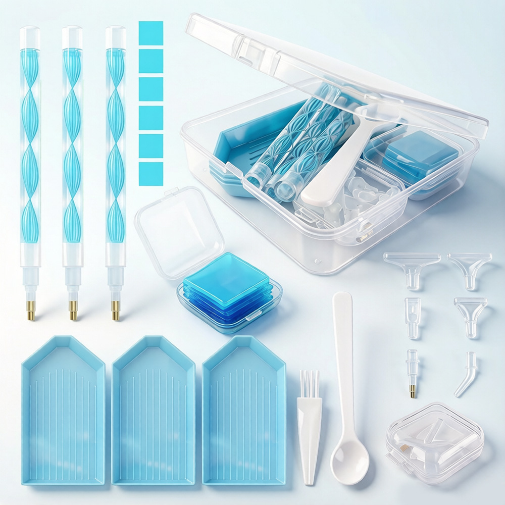 DIY Diamond Painting Tool Kit  - Tool Chest Cabinet recension och pris