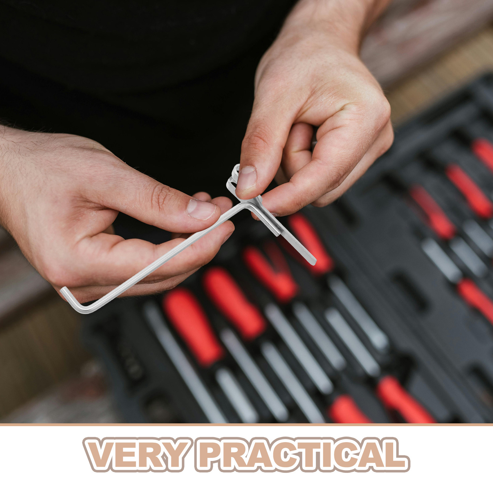 6Pcs Pegboard Hooks Stainless  - Workshop Tools Hanger recension och pris