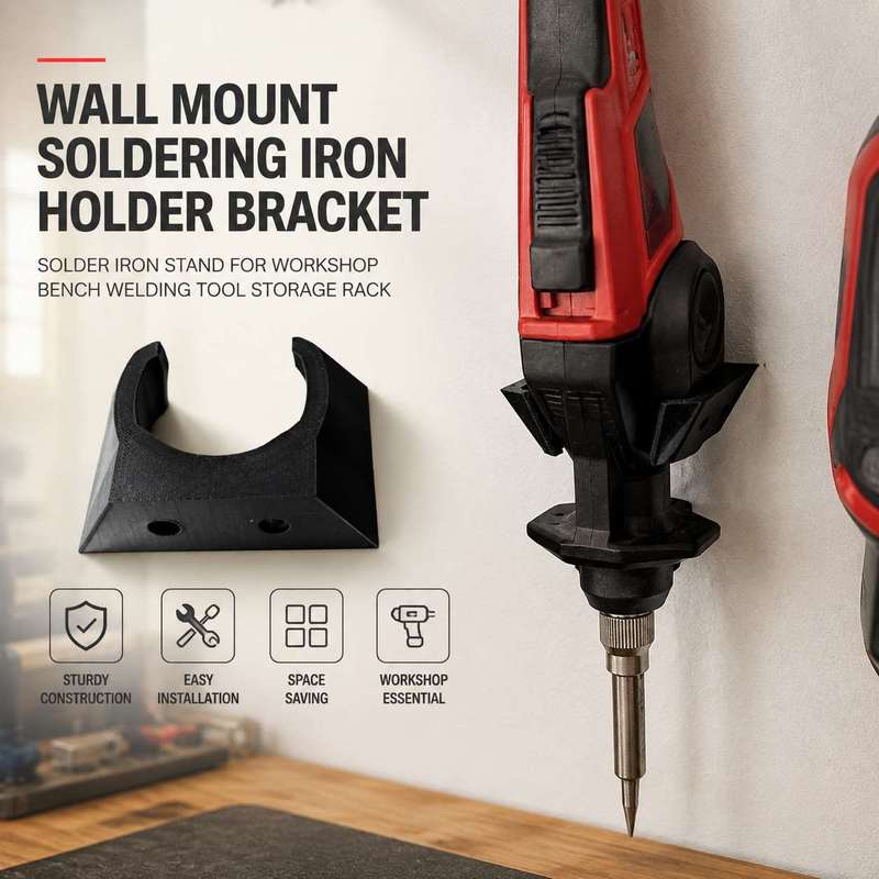 Wall Mount Soldering Iron Hold - Welding Tools In Workshop recension och pris