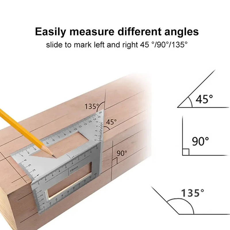 Multifunctional Angle Ruler 45 - Workshop Tools For Carpentry recension och pris