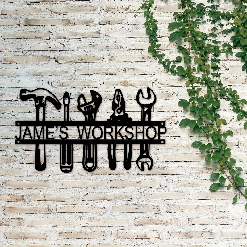 Customized Name Industrial Sty - Tools Name In Workshop recension och pris