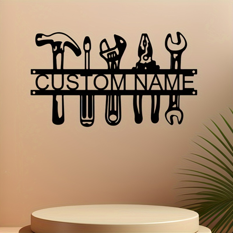 Customized Name Industrial Sty - Tools Name In Workshop recension och pris