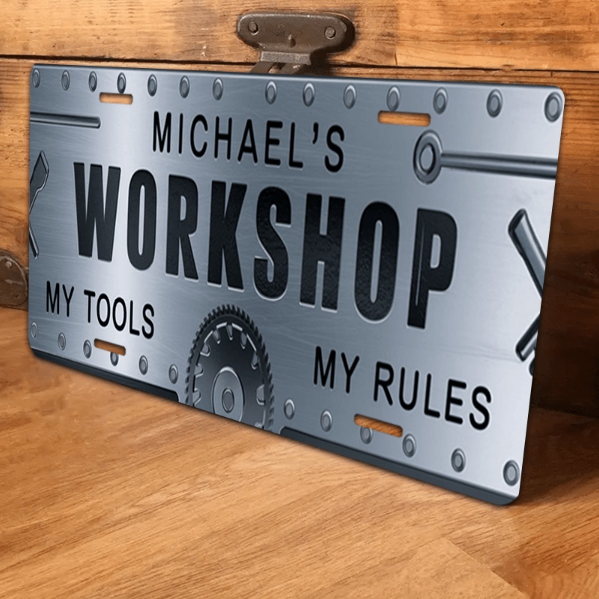 Personalized Name Workshop Alu - Tools Name In Workshop recension och pris
