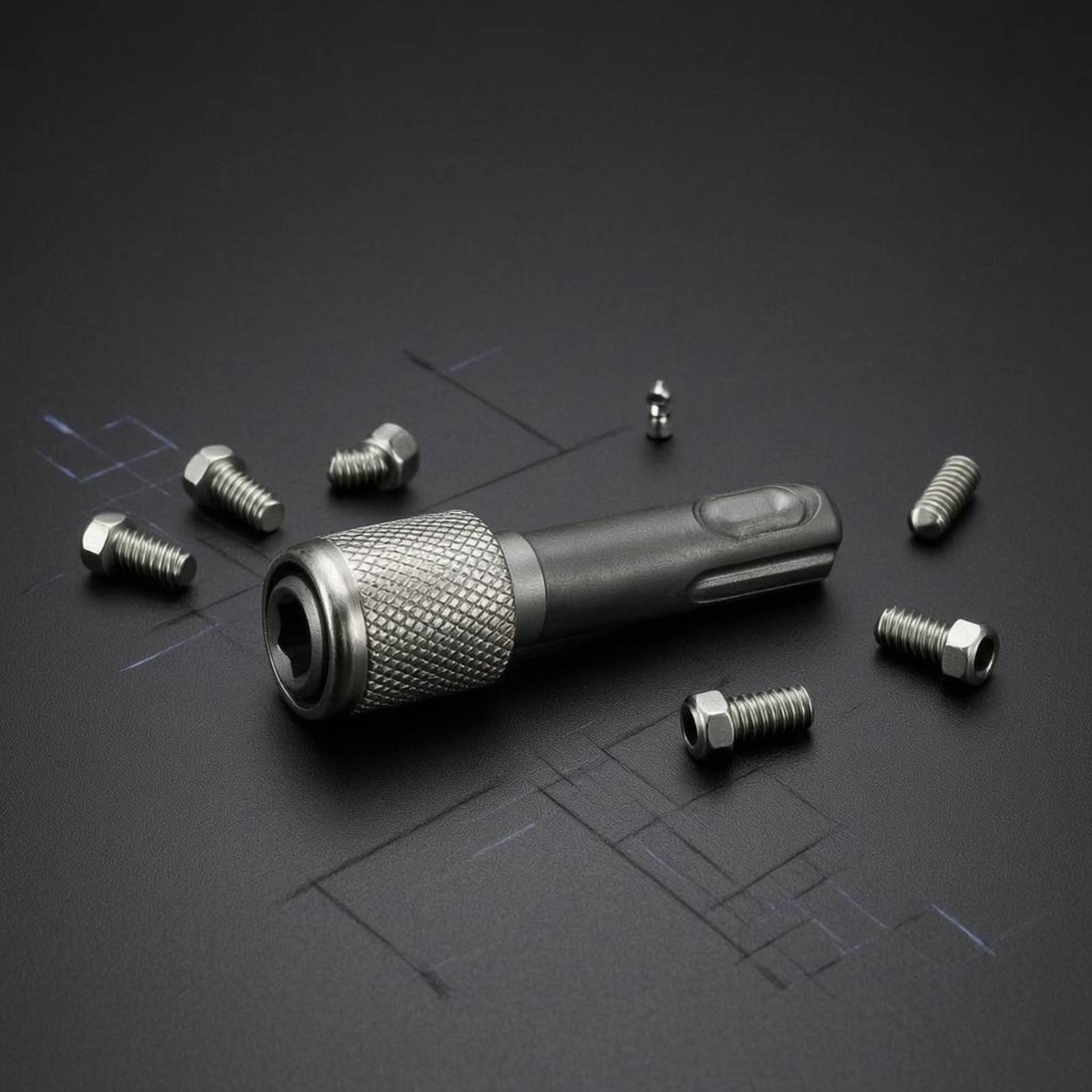 Hex Shank Socket Adapter Knurl - Tools & Workshop Equipment recension och pris