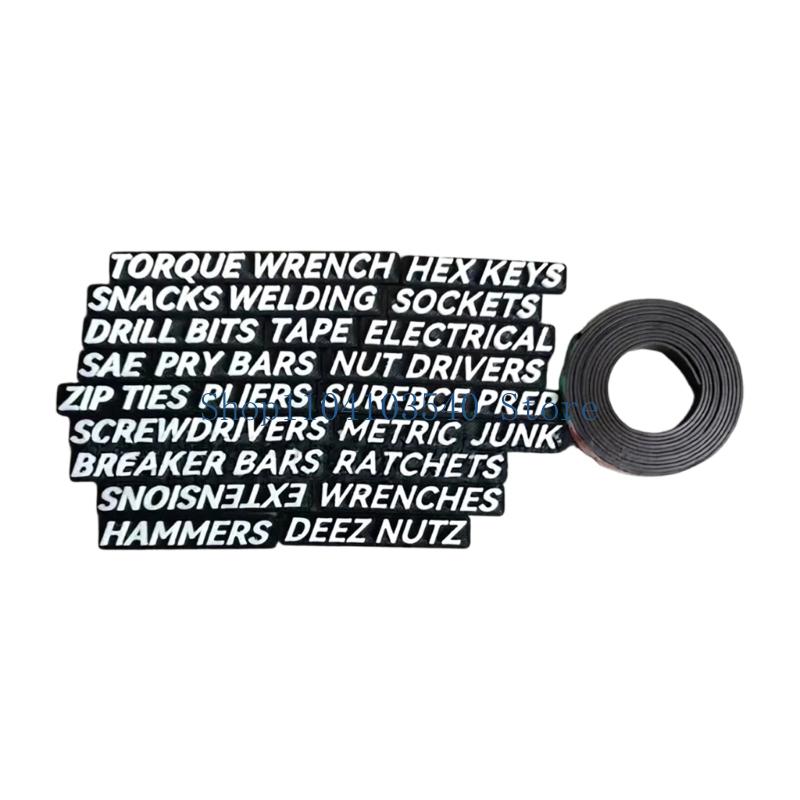 02DC Workshop Drawer Labels Ra - Tools Name In Workshop recension och pris