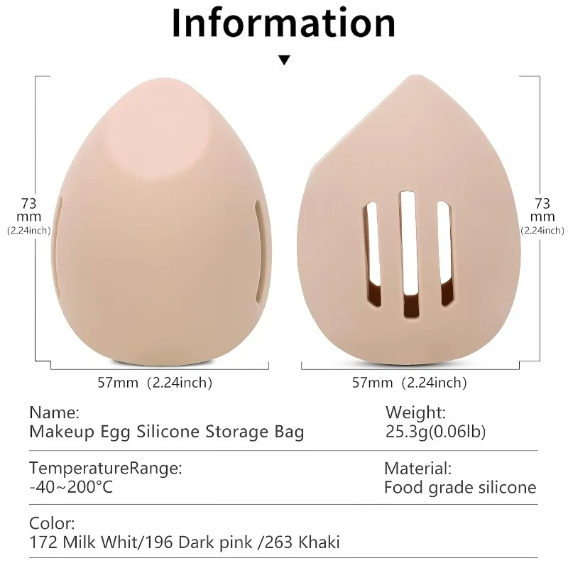 Silicone Beauty Egg Breathable - Tool Chest Cabinet recension och pris