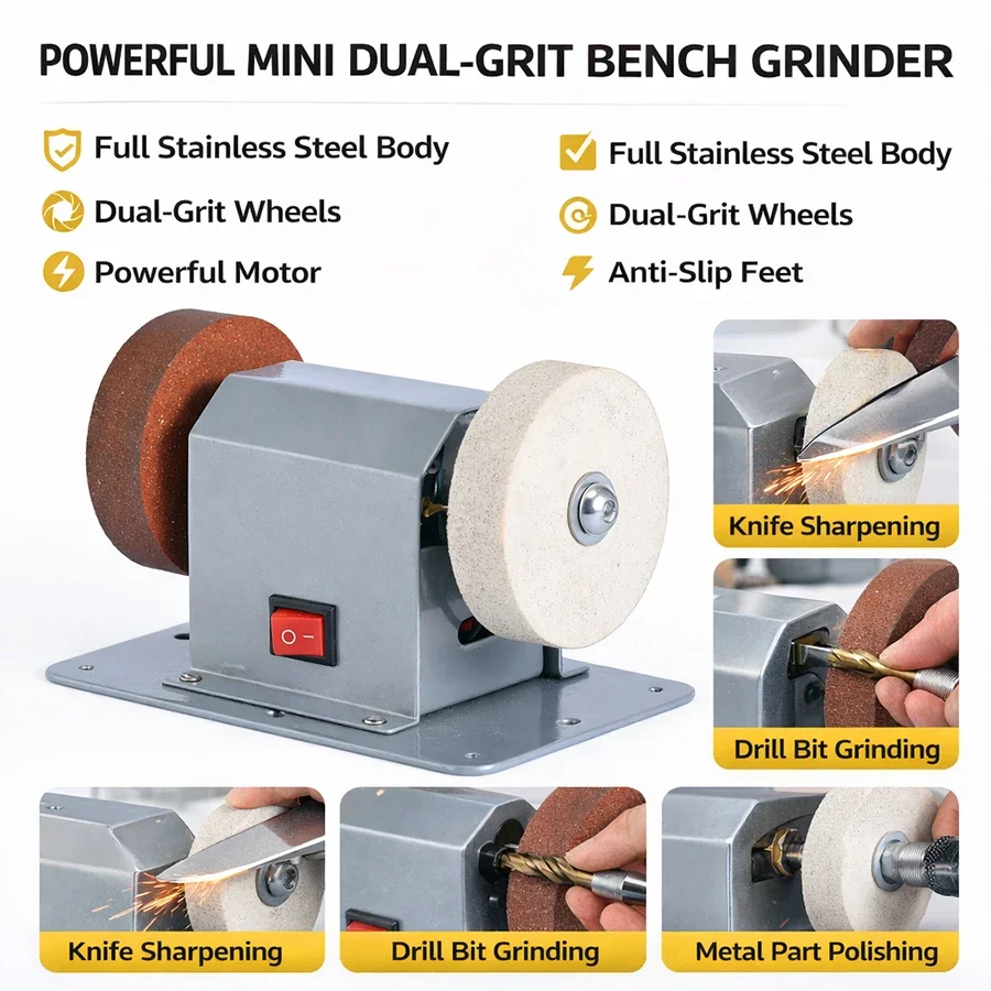 Mini Electric Bench Grinder Sh - Workshop Tools And Equipment recension och pris