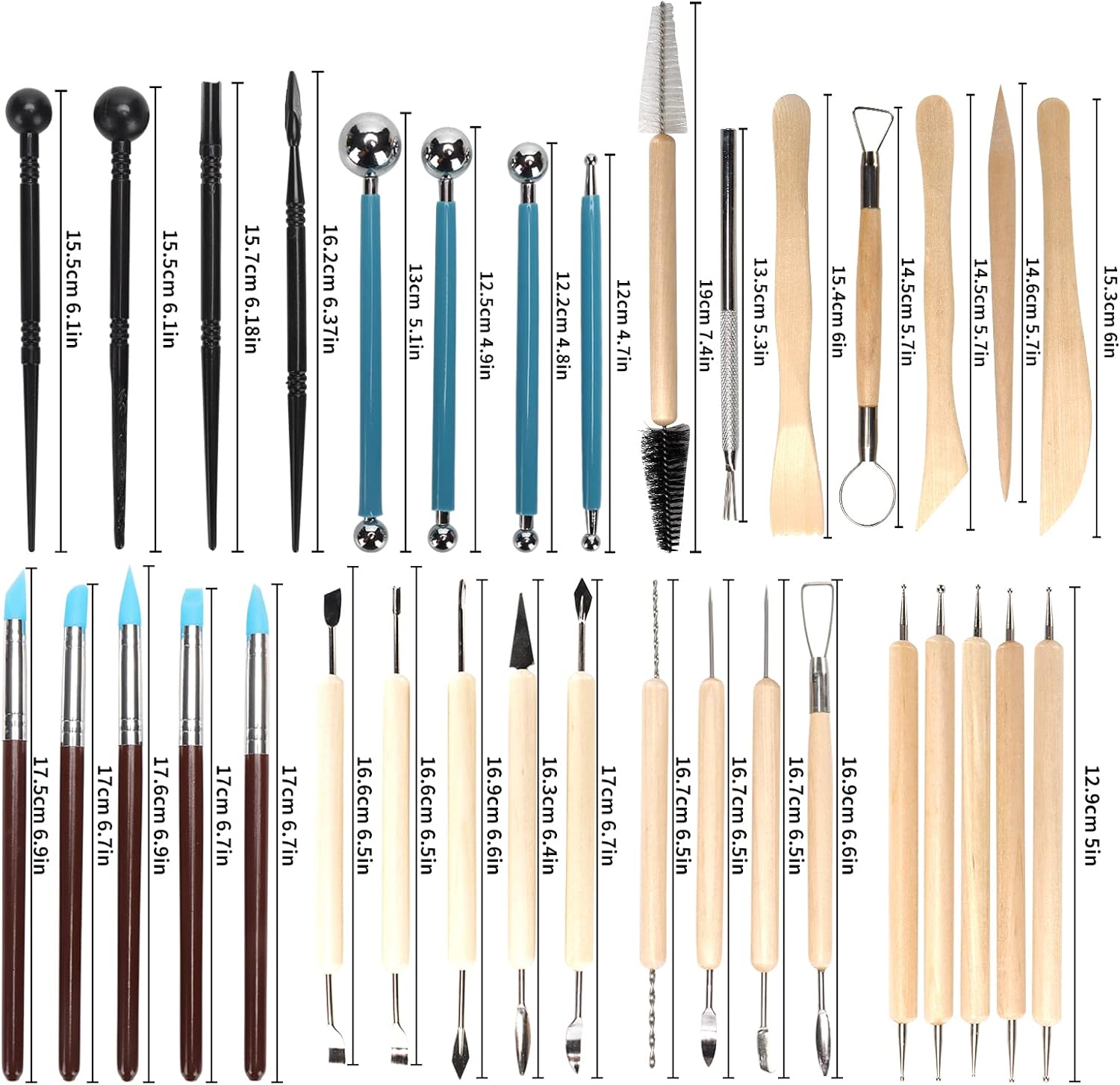 Pottery Clay Sculpting Tools K - Workshop Tools For Carpentry recension och pris