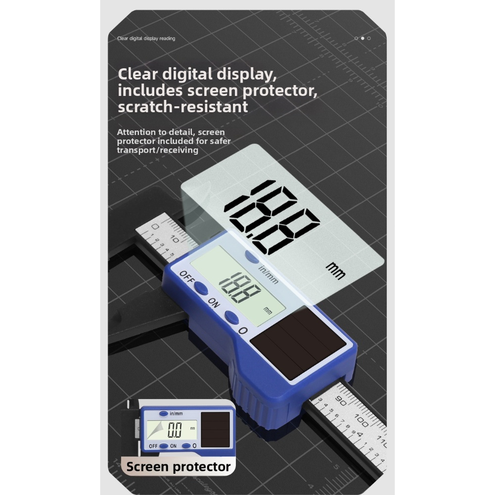 1pc Solar Powered Digital Vern - Workshop Tools Engineering recension och pris