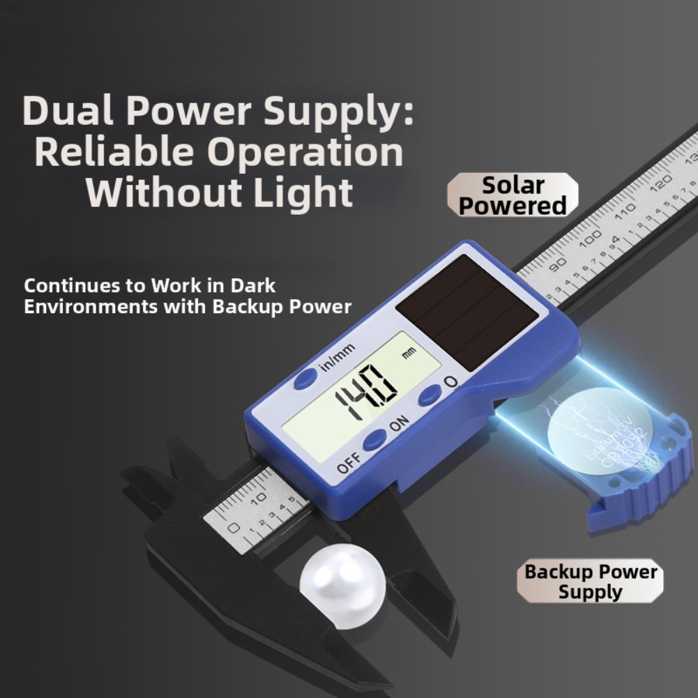 1pc Solar Powered Digital Vern - Workshop Tools Engineering recension och pris