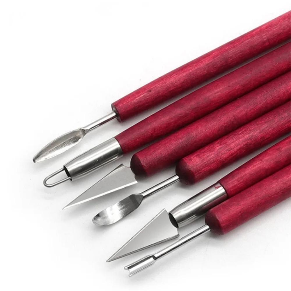 6PCS Sculpting Tool Pottery Wo - Workshop Tools For Carpentry recension och pris