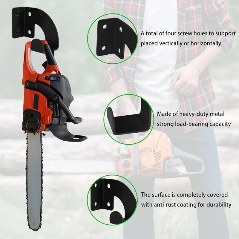 1pcs Chainsaw Wall Mount Heavy - Workshop Tools Hanger recension och pris