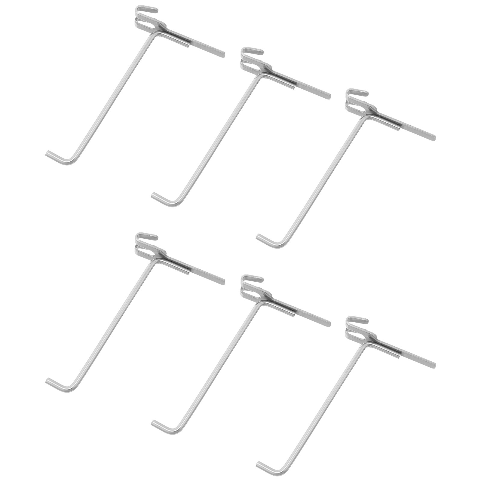 6Pcs Stainless Steel Pegboard  - Workshop Tools Board recension och pris