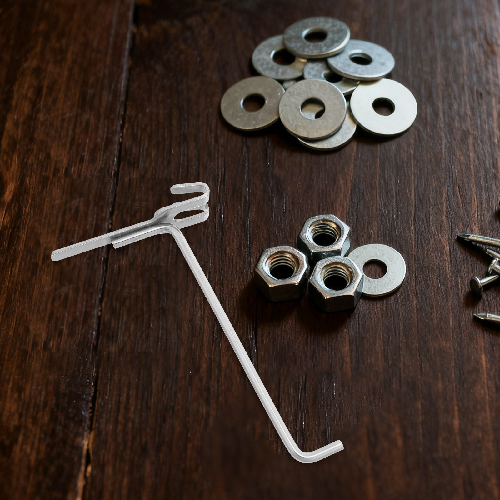 6Pcs Stainless Steel Pegboard  - Workshop Tools Board recension och pris