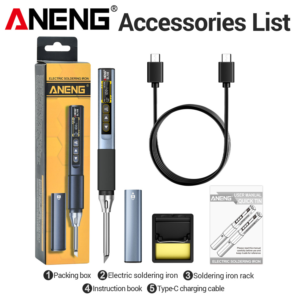 Portable Digital Smart Solderi - Tools Qc recension och pris