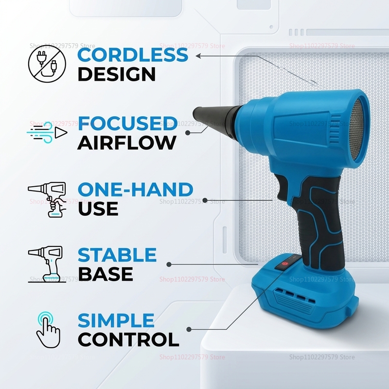 18V Brushless Cordless Air Dus - Tools In Electrical Workshop recension och pris
