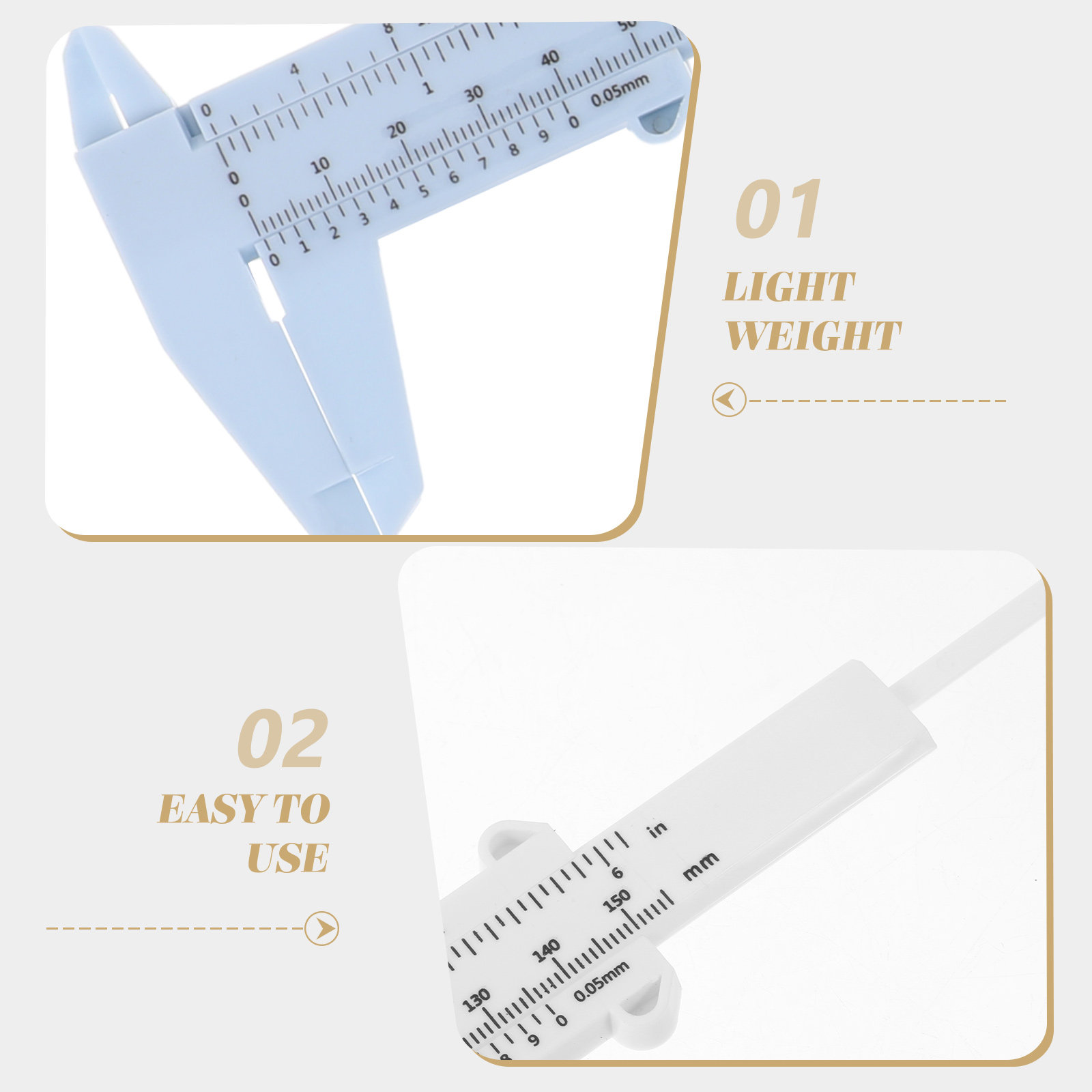 4Pcs Plastic Calipers 150Mm No - Workshop Tools Engineering recension och pris