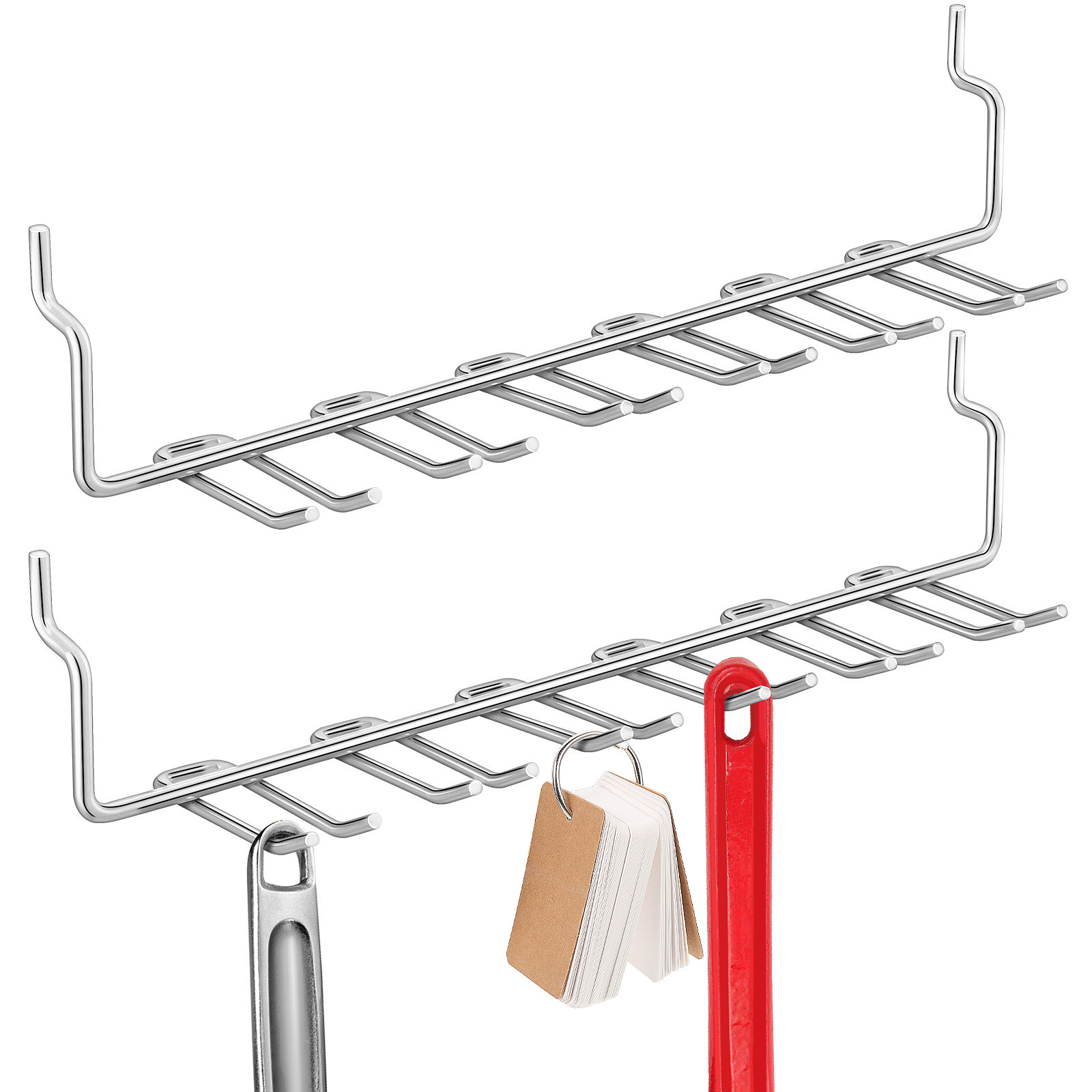 2Pcs Heavy Duty Metal Pegboard - Workshop Tools Hanger recension och pris