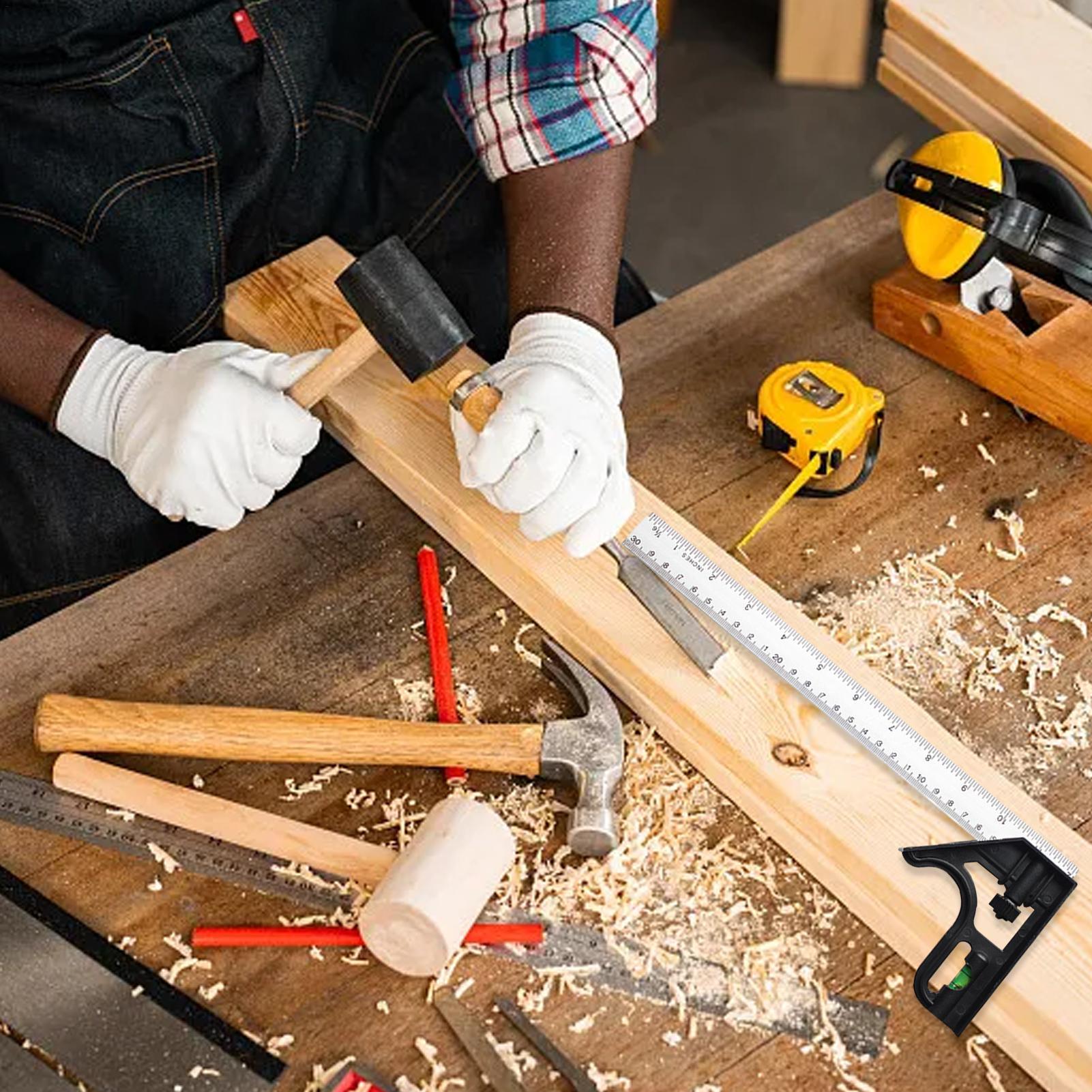 Stainless Steel Angle Combinat - Workshop Tools For Carpentry recension och pris