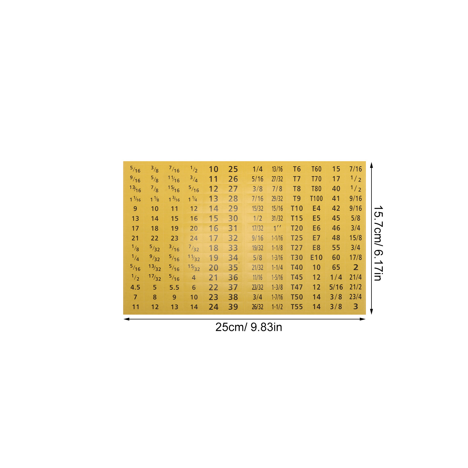 20Sheets Socket Wrench Sticker - Tools Workshops recension och pris